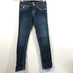 True Religion Girls Blue Skinny Jeans 14
